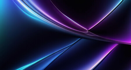 Purple and Blue Wave Abstract Background