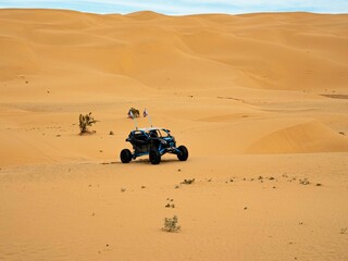 Canam UTV side by side off-roading in Glamis Desert