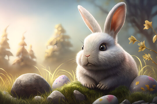 Easter bunny animation