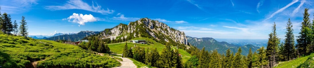 Kampenwand am Chiemsee in Bayern.