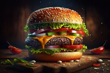The best Cheeseburger. Generative AI