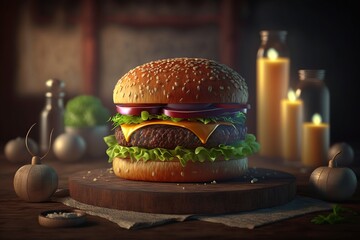 The best Cheeseburger. Generative AI