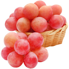 Organic red grapes
