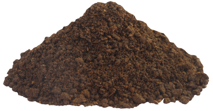 Pile of fertile soil