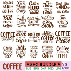 Coffee Svg Bundle