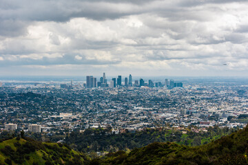 Los Angeles Skyline From Griffith Park
