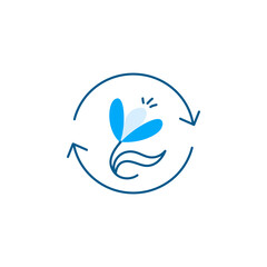 Fototapeta premium Bio Product Icon - Organic and Chemical-free Product Symbol