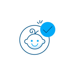 Safe For Children Line Icon