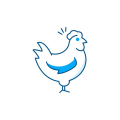 Free range vector line icon