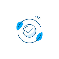 Healthy Choice vector line icon