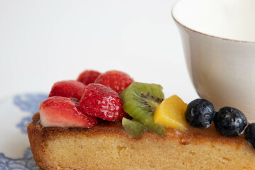 close up Danish Fruit Cake