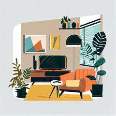 Modern living Room 