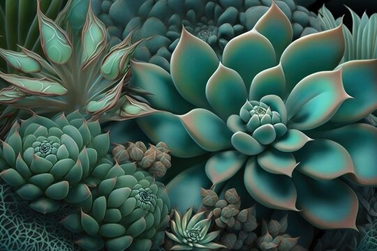 Aquatic plants or Seafoam