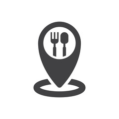 Restaurant Location Map Pin Icon