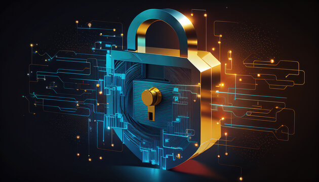 cyber security - Vorh&auml;ngeschloss, Generative AI