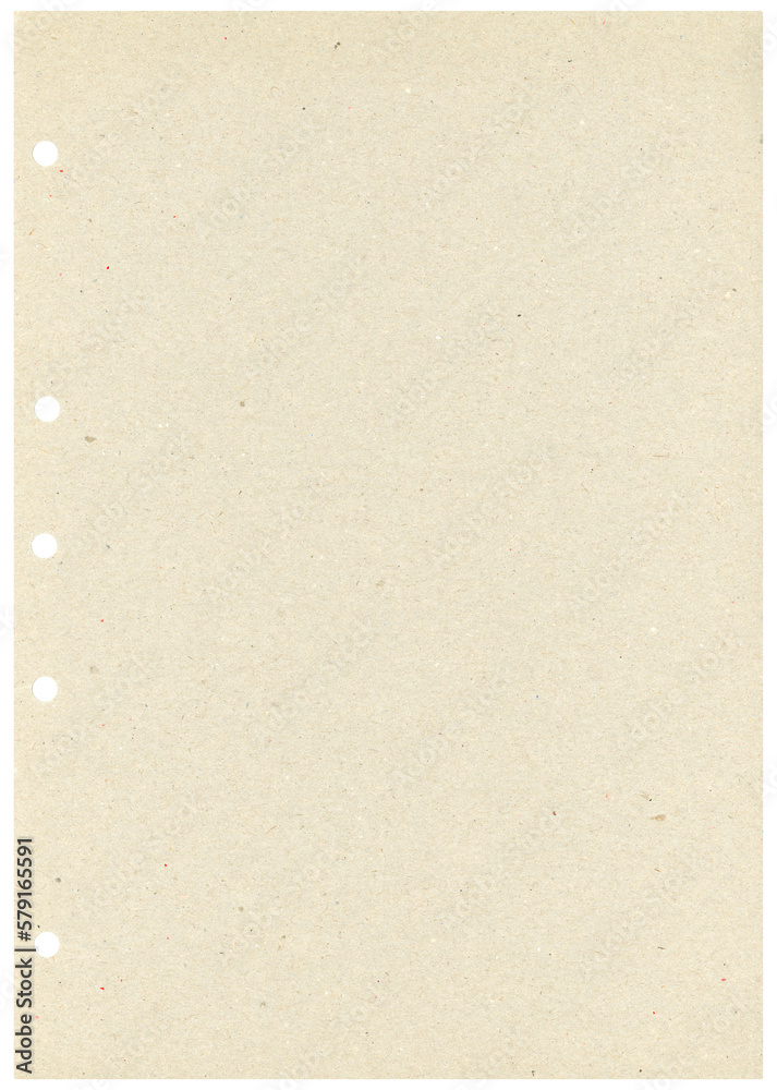 Sticker pre punched hole paper transparent PNG