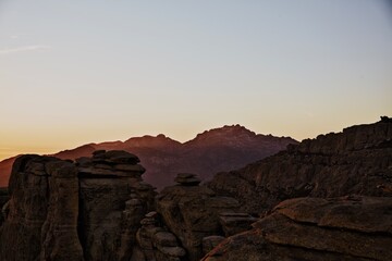 Sun Behind The Mountains