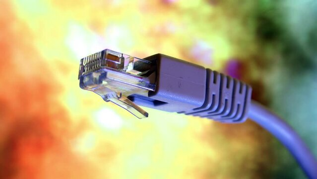 illuminated by an artificial light. Technology enabling communication and connection across networks.