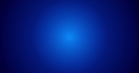 Blue background with glowing light spot and copy space