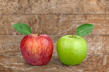 Tasty sweet colored fresh Apples