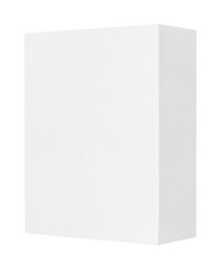 Naklejka premium Blank cardboard box isolated on transparent background