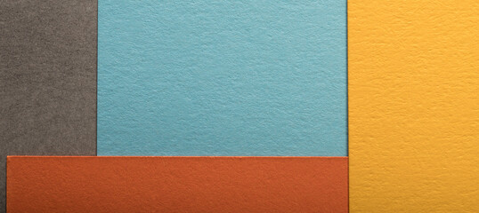 Fototapeta premium texture of multi-colored paper macro with lines.close-up of cardboard paper in different colors and shades for wallpaper banner background
