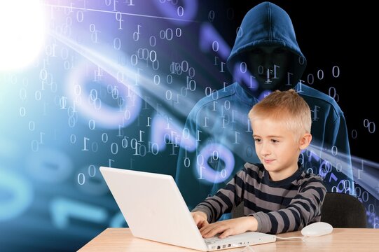 Online Security Concept, Cyber Bullying For Children