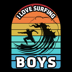 Vintage california Summer Surfing Vector illustration t-shirt design Graphic T-Shirt Design