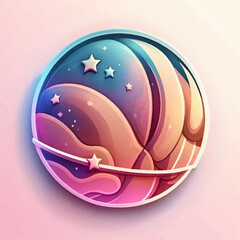 Basketball Logo for girls basketball team. American Logo Sport
