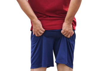 man having anal itching