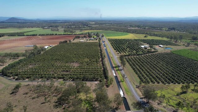 Spectacular aerial footage of Walkamin Atherton Tablelands Queensland Australia