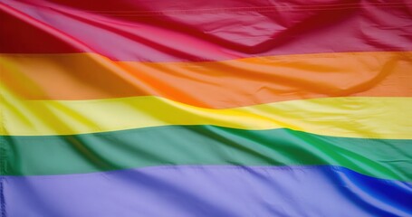 LGBT rights concept, Pride lesbian, gay, bisexual, transgender and queer rainbow flag