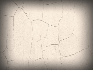 Old wall with cracked plaster. Weathered rough surface. Vintage texture is perfect for background and design.