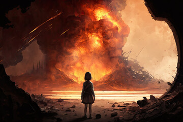 Beyond Hope Within the Fires of Hell: An Illustration Generative AI