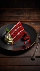 Sweet tasty cake fresh fruits chocolates 