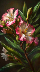 Obraz premium Beautiful nature flowers colorful plants 