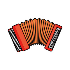 Accordion icon PNG image with transparent background