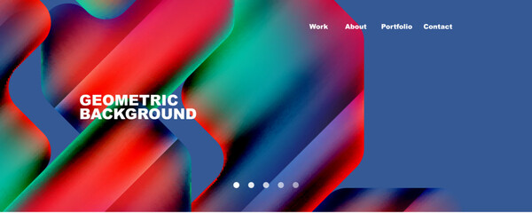 Geometric fluid shapes with liquid colors abstract background. Vector Illustration For Wallpaper, Banner, Background, Card, Book Illustration, landing page