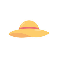 Summer season hat icon png icon with transparent background