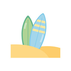 Summer season surfboard icon png icon with transparent background