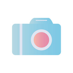 Summer season camera icon png icon with transparent background