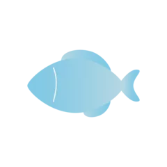 Deurstickers Summer season fish png icon with transparent background © BRAYAN