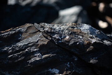Textures of rocks at the beach.