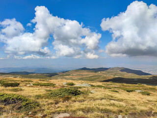 Autumn view of Vitosha Mountain, Bulgaria