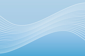 Plakat Wave modern background. Vector illustration.