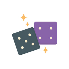 Dice icon png image with transparent background