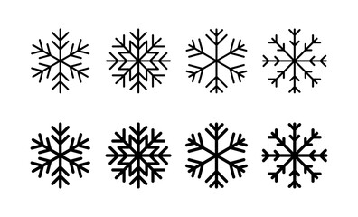 Snow icon vector for web and mobile app. snowflake sign and symbol
