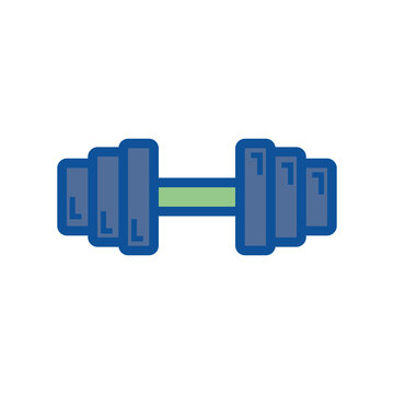 PNG image gym dumbbells icon with transparent background