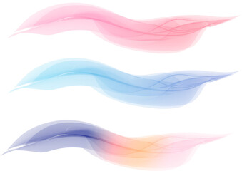 きれいなグラデーションの流れを感じるテクスチャ素材　透過済み	