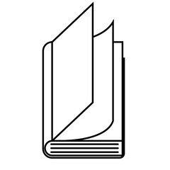 Book Icon Outline